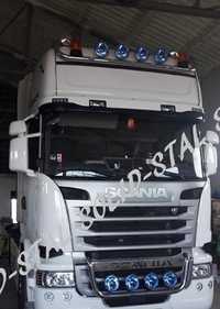 Orurowanie PRZEDNIE / PODŚWIETLANE Scania R P G Euro 5 Euro 6 /