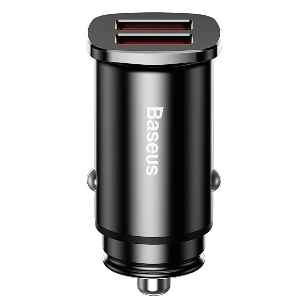 Baseus Square inteligentna ładowarka samochodowa 2x USB QC3.0 Quick Ch