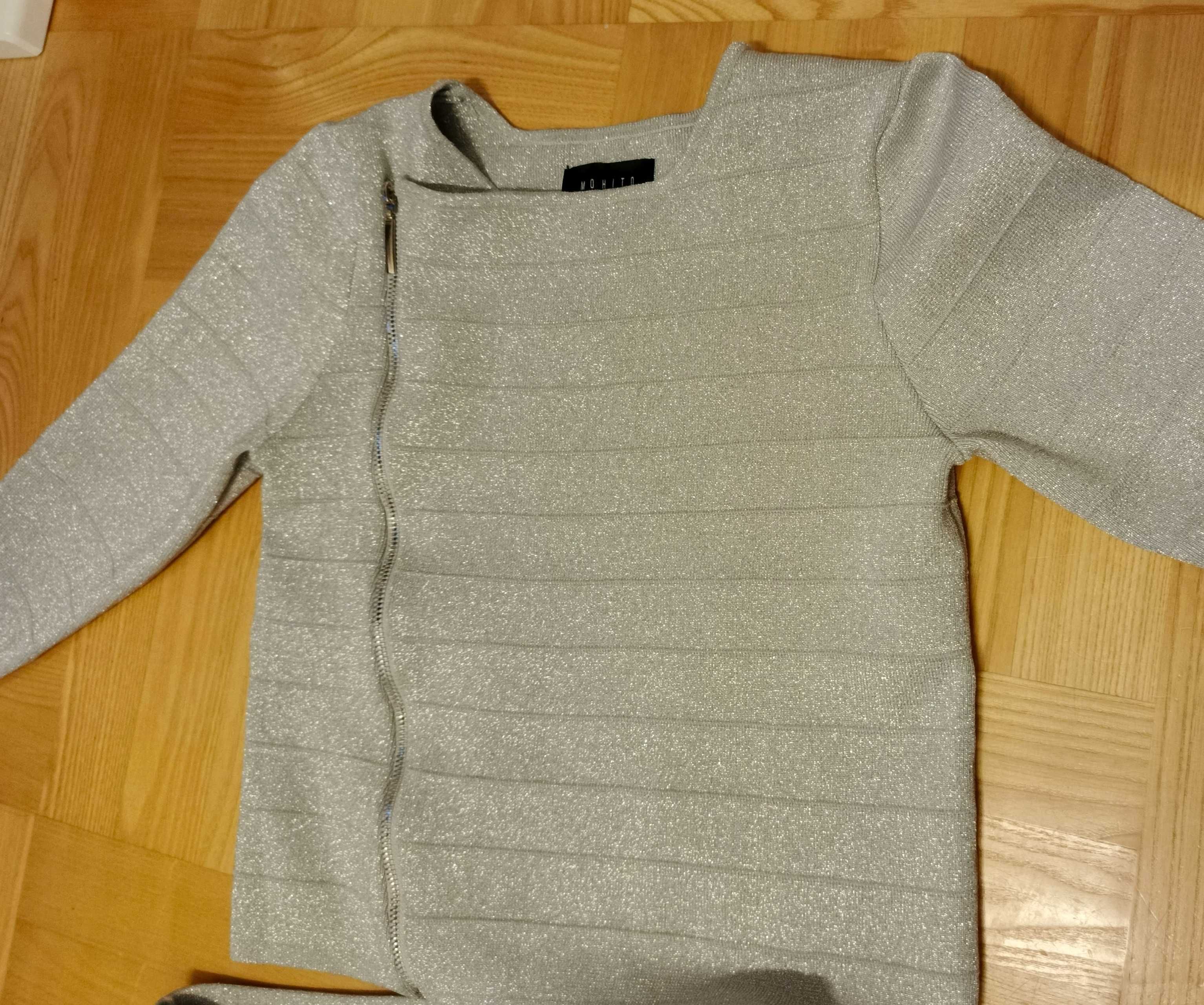 Komplet z Mohito że srebrną nitką wesele komunia