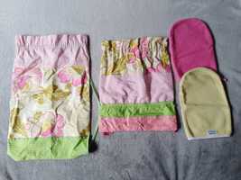 Woreczki bawełniane i myjki dla dzieci campol babies