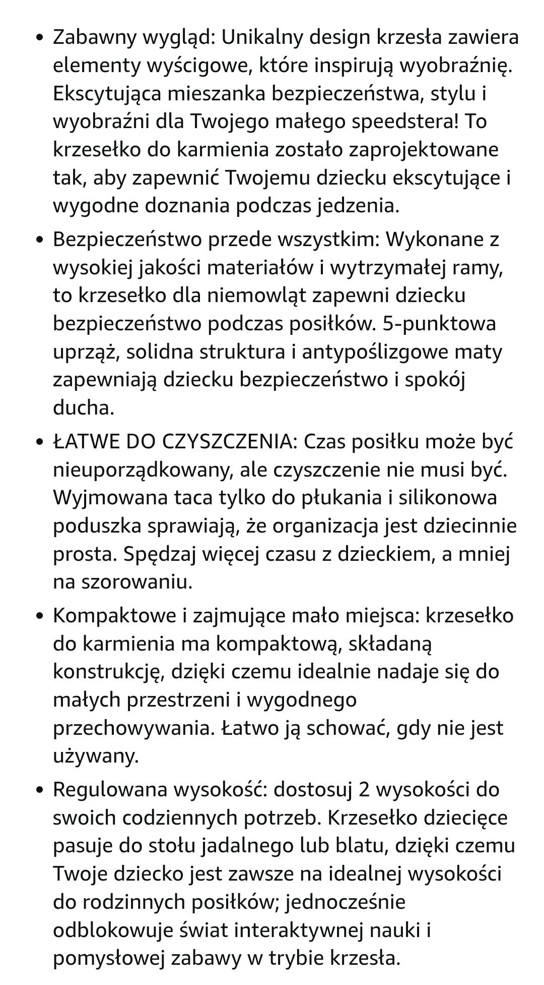 Krzesełko do karmienia 3 w 1 bellababy