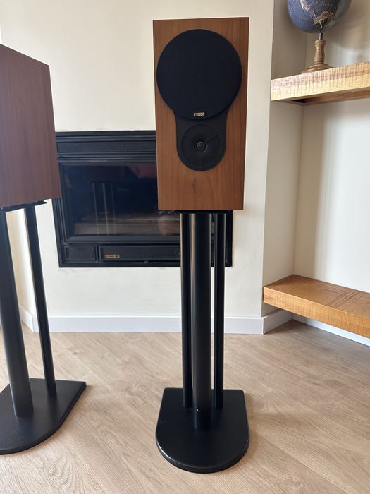 Colunas Rega Rx One (cor Cherry) com suporte