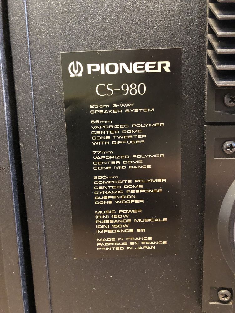 PIONEER SX-590 + CS-980