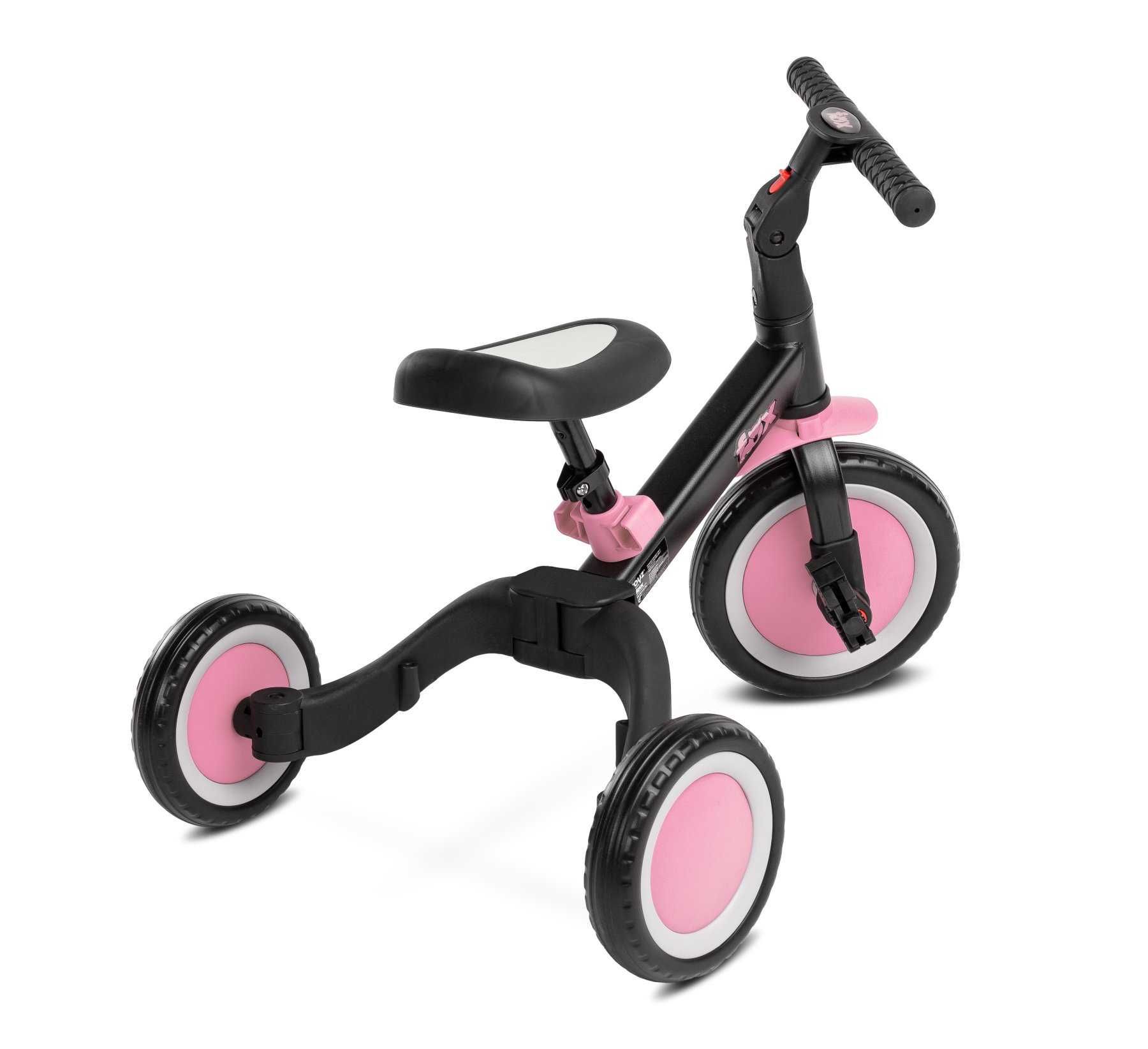 Toyz FOX rowerek biegowy 2w1 Różowy
