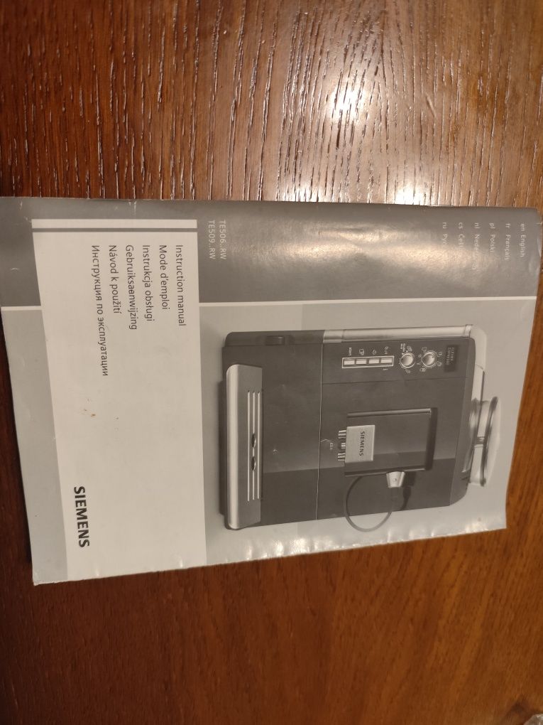 Instrukcja obsługi do ekspresu Siemens eq7