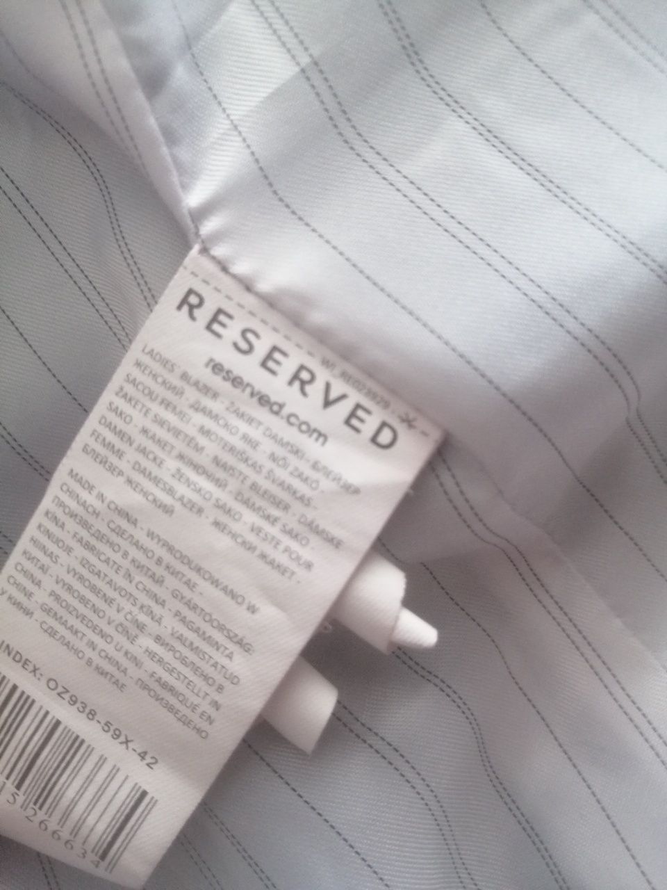 Reserved 42 marynarka żakiet