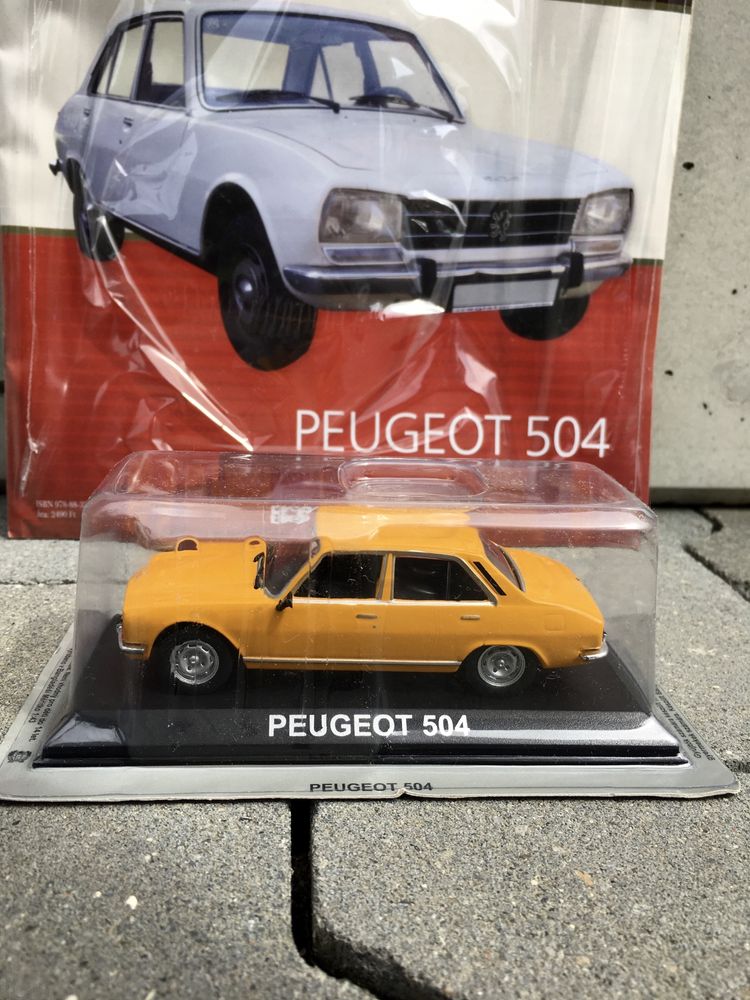 Kolekcjonerski PEUGEOT 504-auta PRL,model,autka,kolekcja,zabytek
