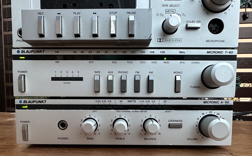 Mikrowieża BLAUPUNKT MICRONIC 60 wzmacniacz tuner deck