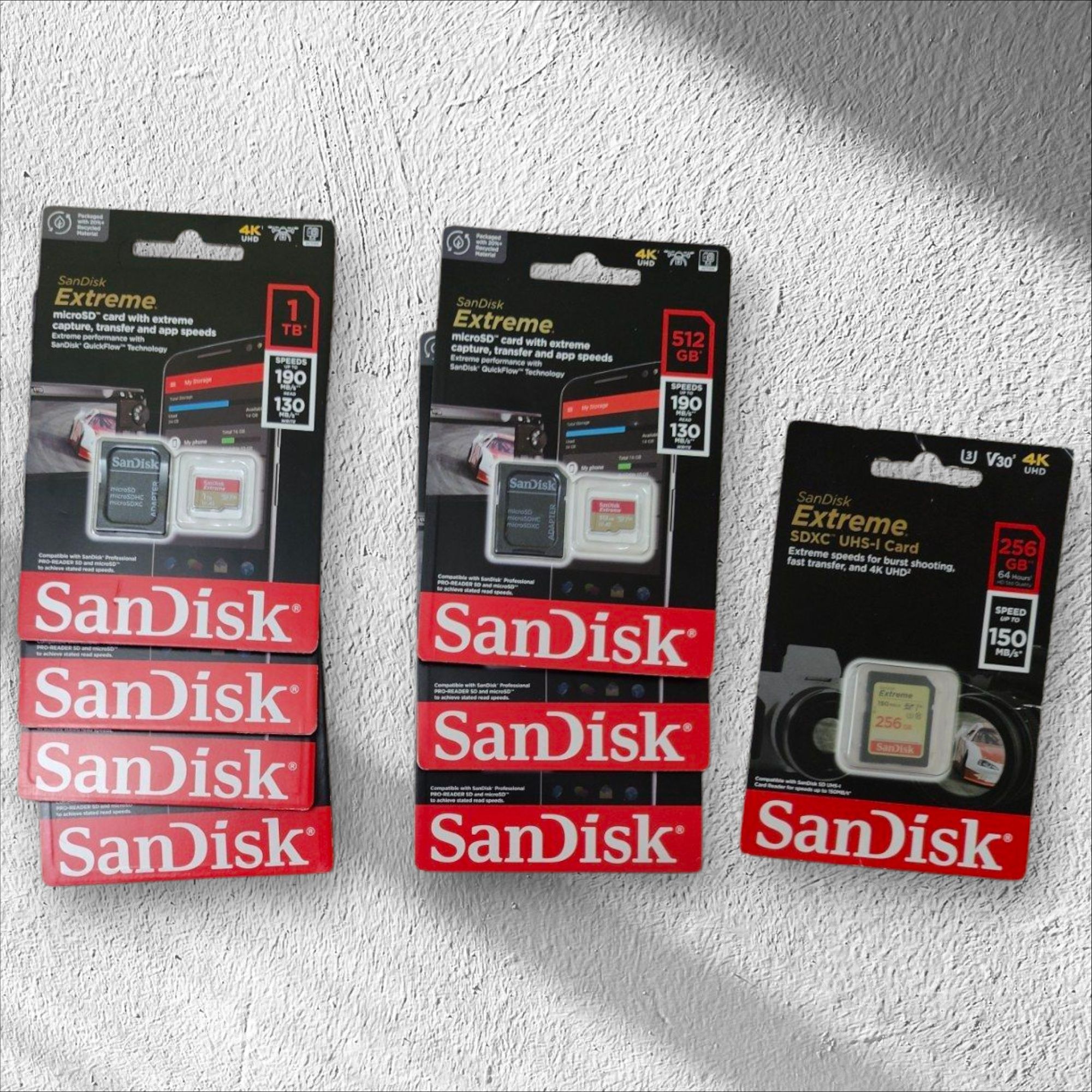 Sandisk Extreme 1Tb 190/130 Mbit V30 A2
