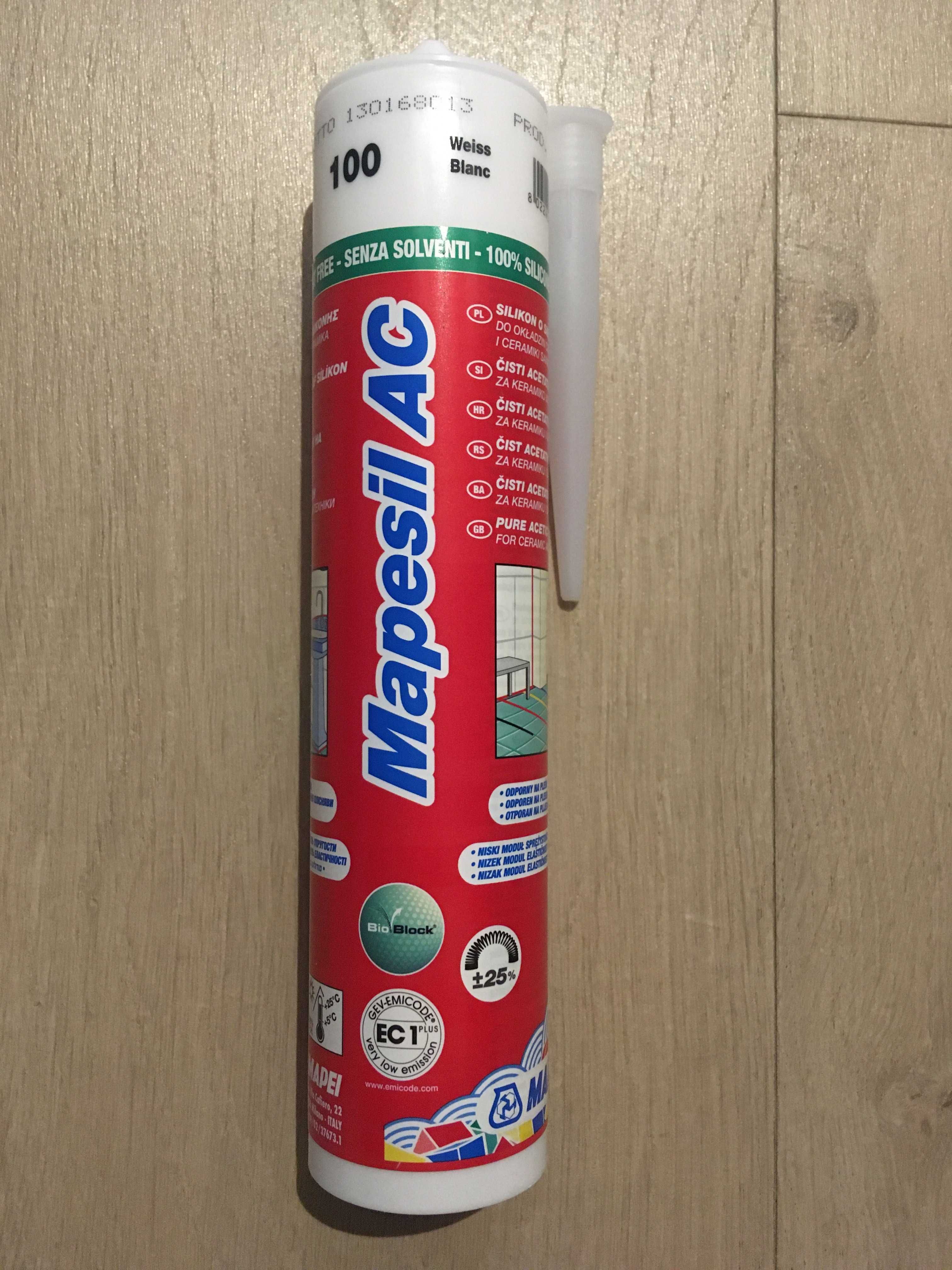 mapei silikon 100 biały 12 sztuk po 27 zł