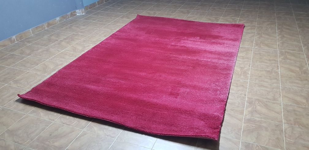 Carpetes de Sala Pelo curto (2)| 1 Vermelha escura | Vermelha e Branca