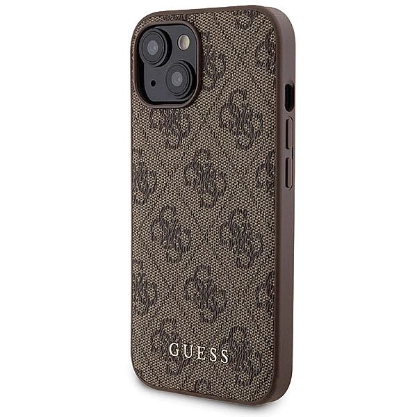 Zestaw etui Guess 4G Metal Logo na iPhone 15 + powerbank 5000mAh MagSa