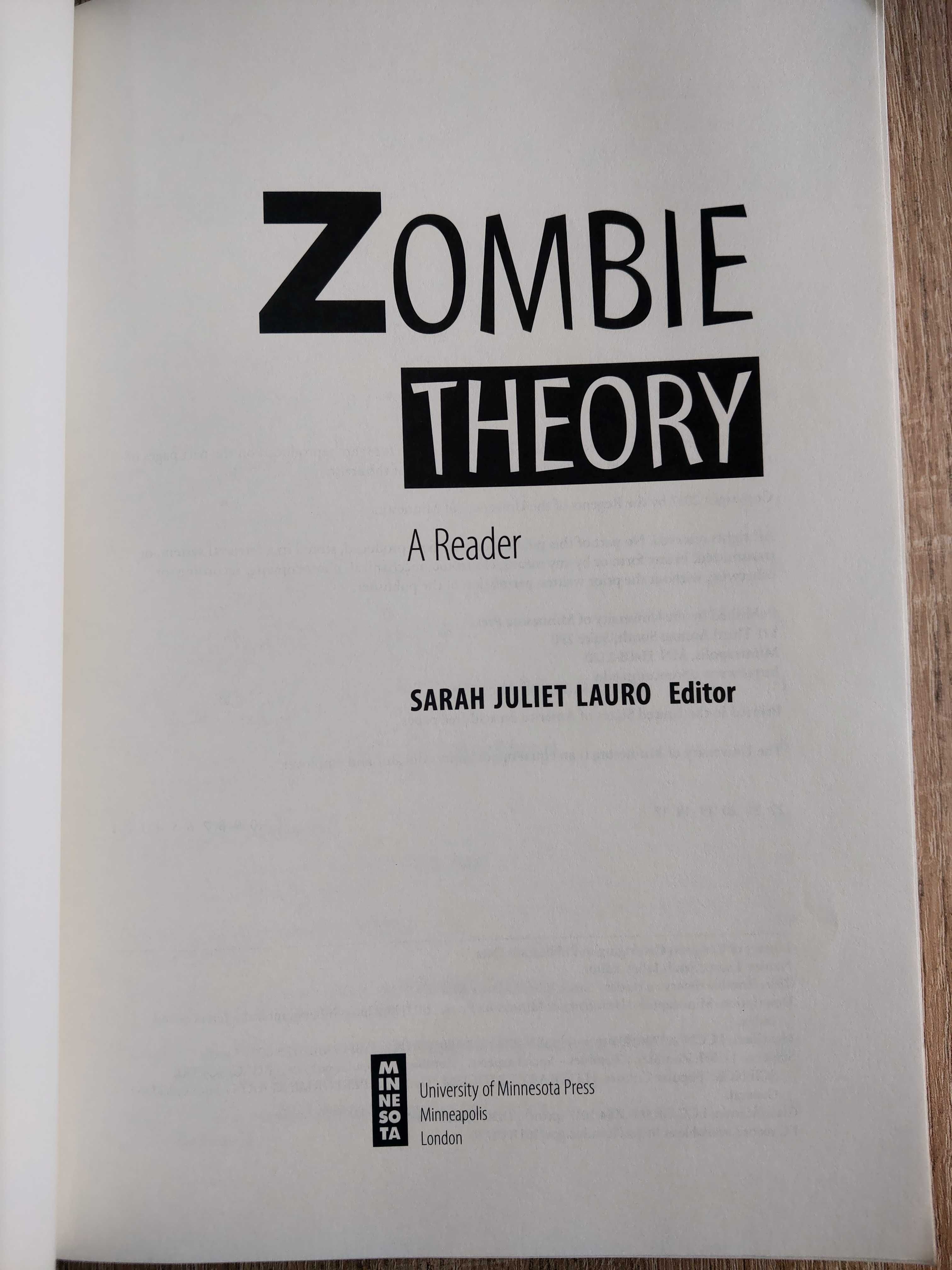 Zombie Theory: A Reader group work