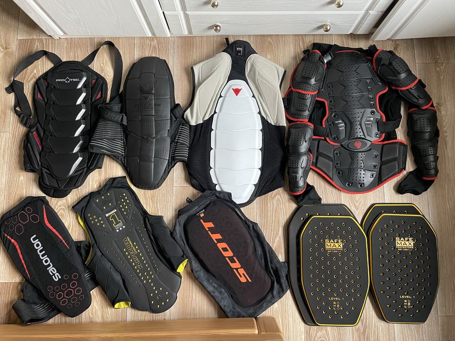 Dainese, SafeMax, Scott, Salomon, топові захисти спини, моточерепаха !