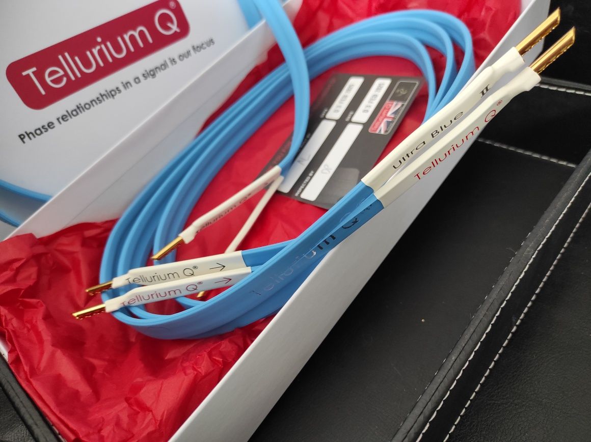 Tellurium Ultra Blue 2 II kable głośnikowe przewody 2x2,5m