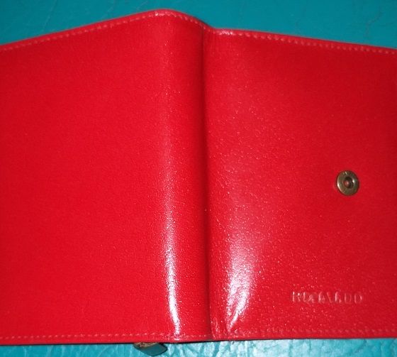portfel damski czerwony