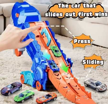 Dinozaur Transporter Truck Toys Składany tor zabawka dla dziecka