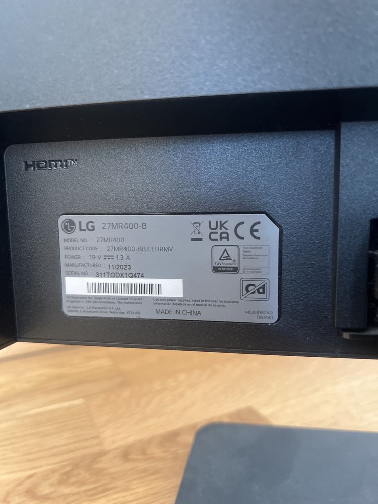 LG 27MR400-B (27”) Monitor
