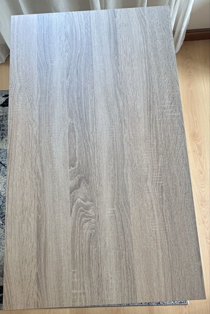 Mesa de Jantar Extensível em MDF – Cor Carvalho