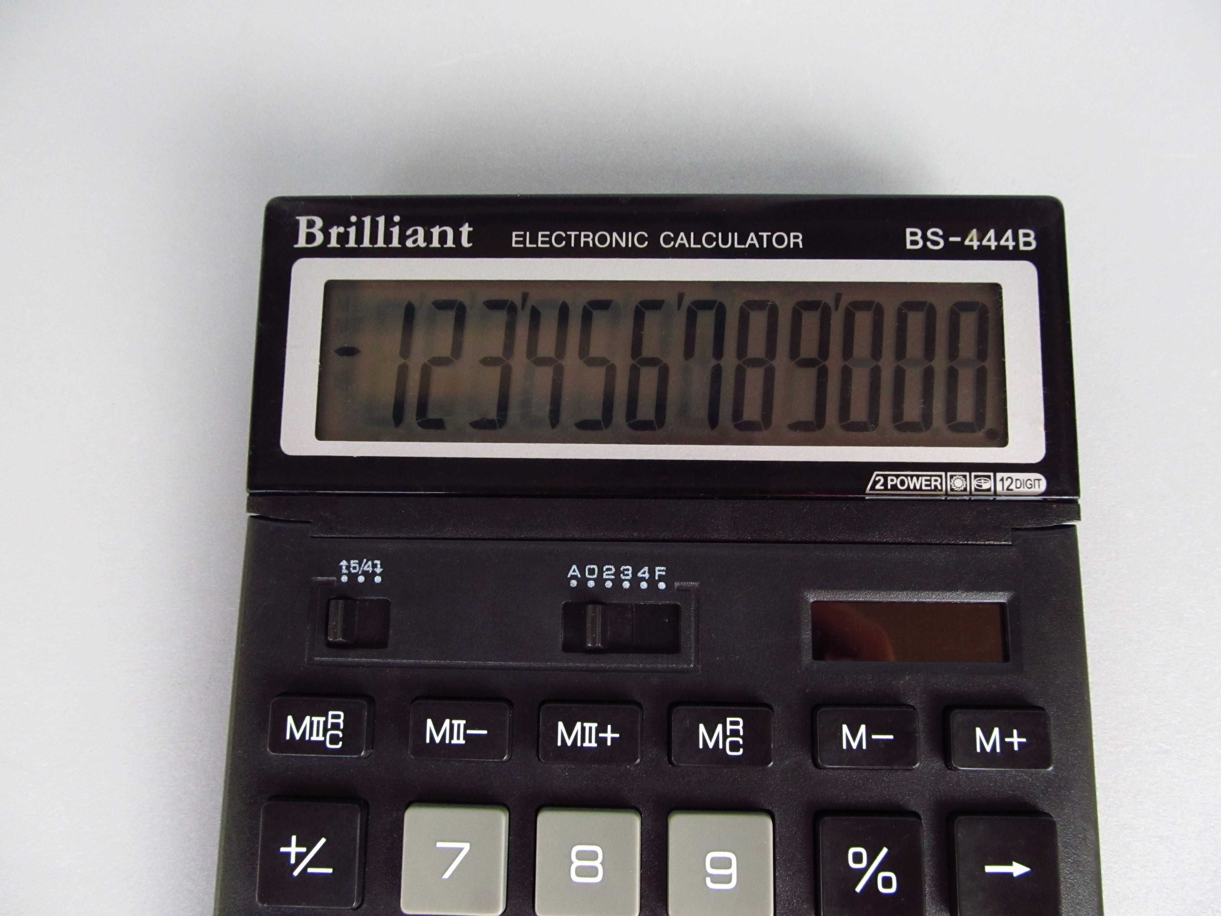 Калькулятор бухг. 12-разрядный BRILLIANT BS-444B на солнечной батарее