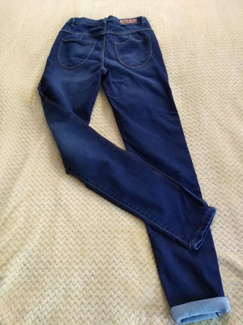 Nowe spodnie jeansy rurki skinny dla dziewczynki Reserved rozmiar 164