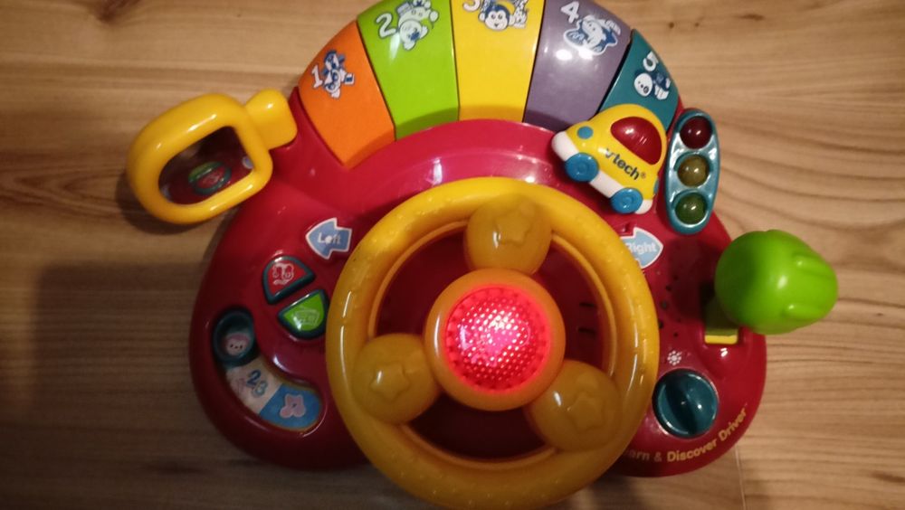 Kierownica vtech interaktywna w  języku angielskim