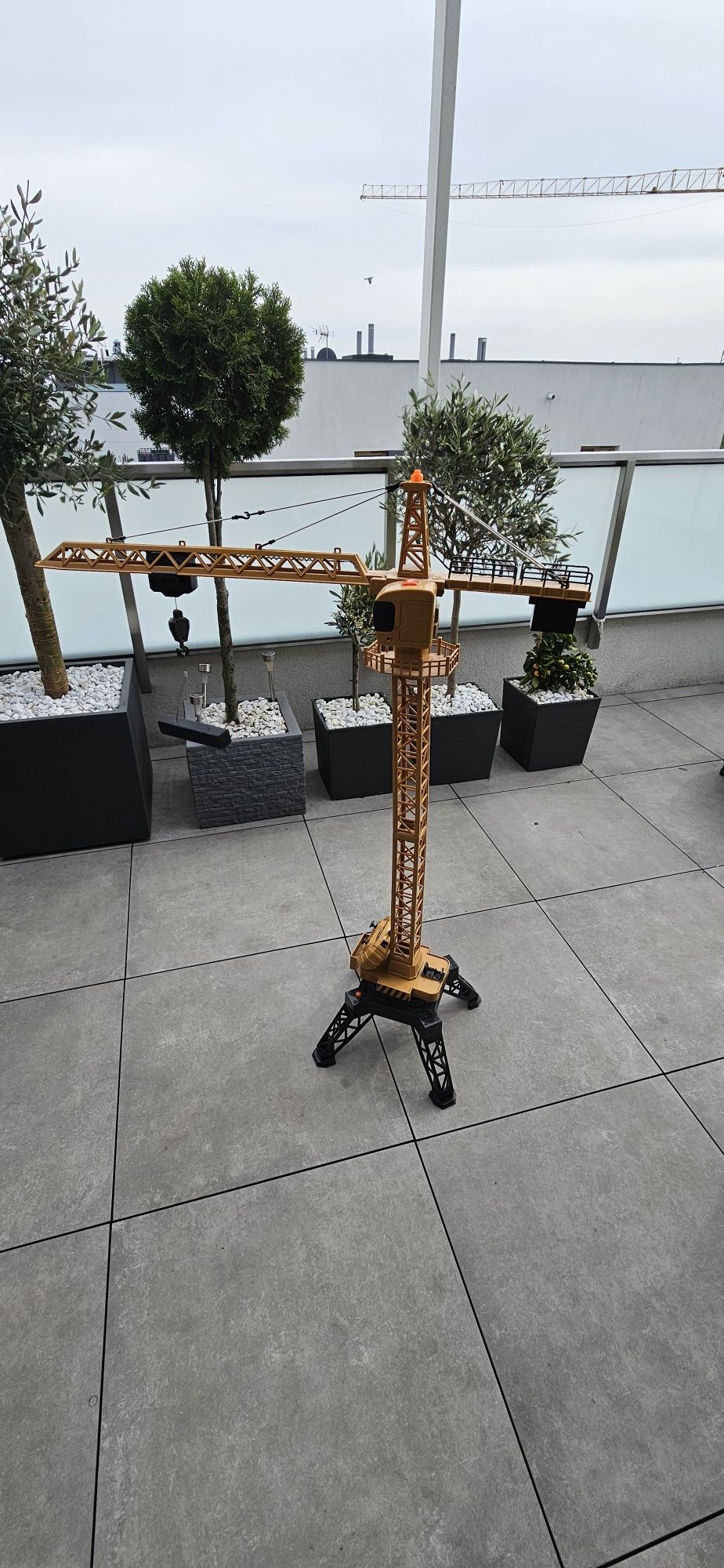 Ogromny żuraw zdalnie sterowany rc dźwig 130 metal + pilot