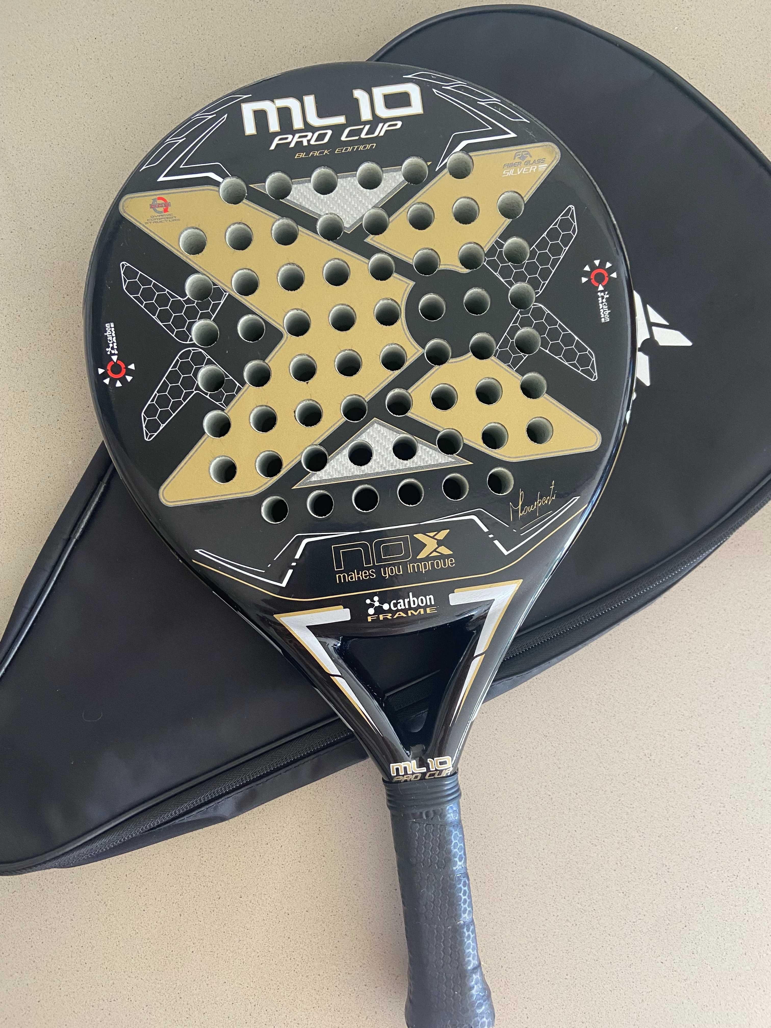 Raquete Padel Nox ML10 Pro Cup Black Edition