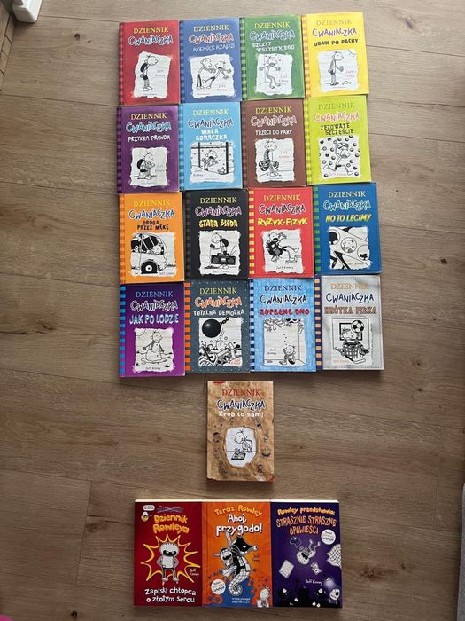 „Dziennik Cwaniaczka” seria plus „Dziennik Rawleya”