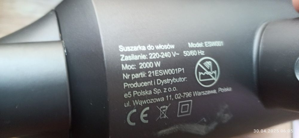 Suszarka do włosów