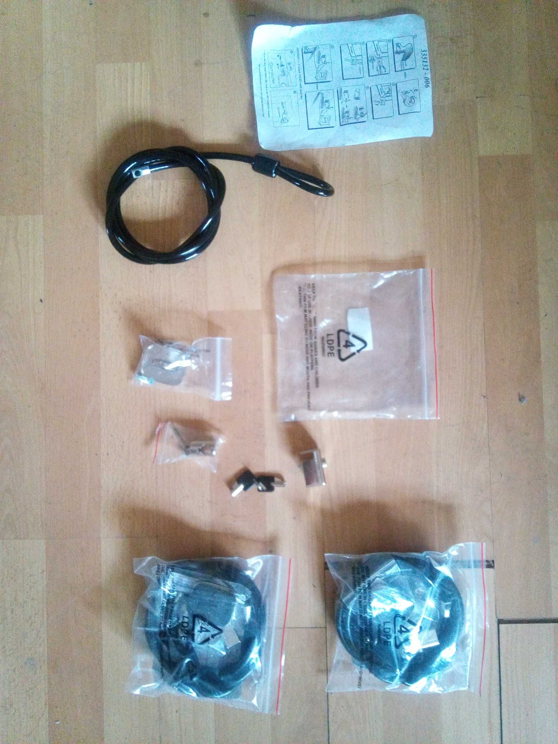 Cabos de aço anti-roubo para periféricos da marca Noble Locks