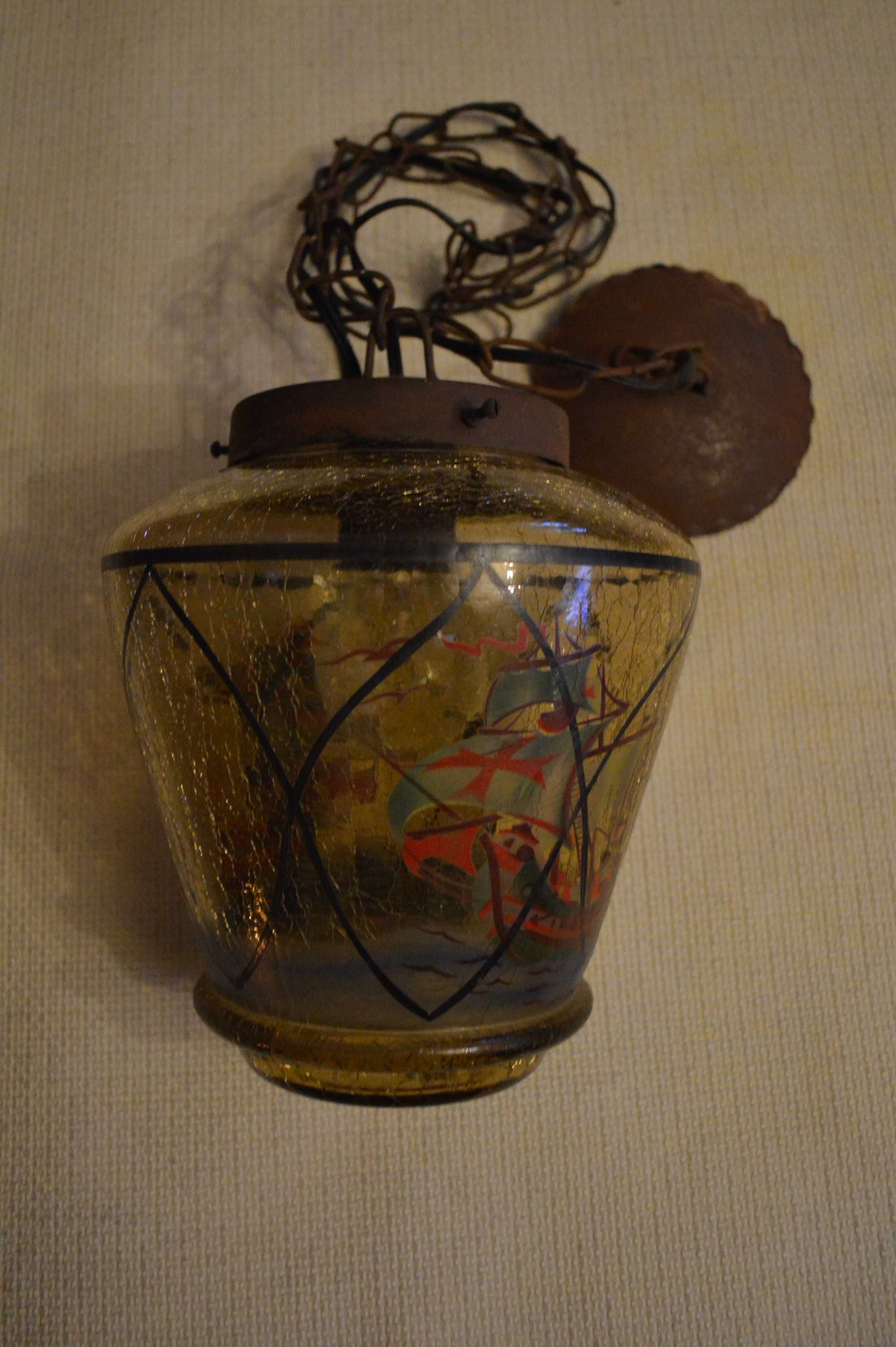 stara lampa sufitowa lampa wisząca zabytkowy vintage antyk