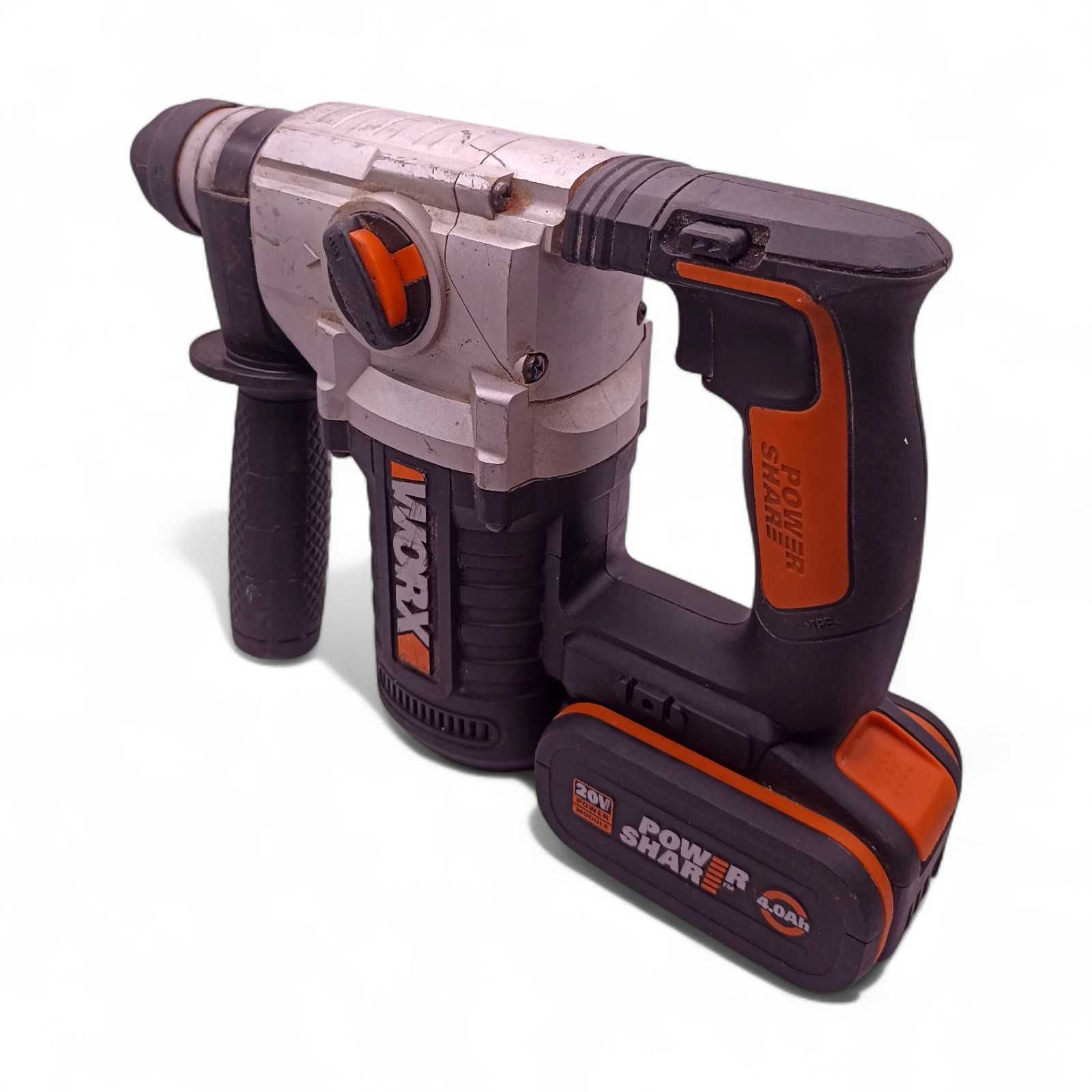 Młotowiertarka Worx WX392 | 3 akumulatory + ładowarka