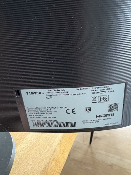 Monitor samsung 24 cale