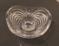 Castiçal antigo, Cristal D`Arques Medida: 11 X 11 cm, forma de coração