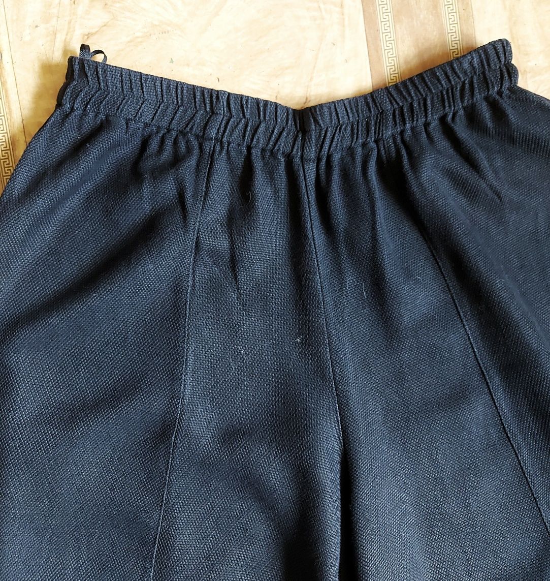 Штани в стилі бохо ( m- xl). Оверсайз. Віскоза+льон