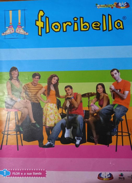 posters coleção Floribella com Luciana Abreu completa 4 posters