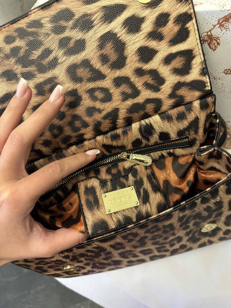 Женская леопардовая сумка Dolce & Gabbana Premium леопард