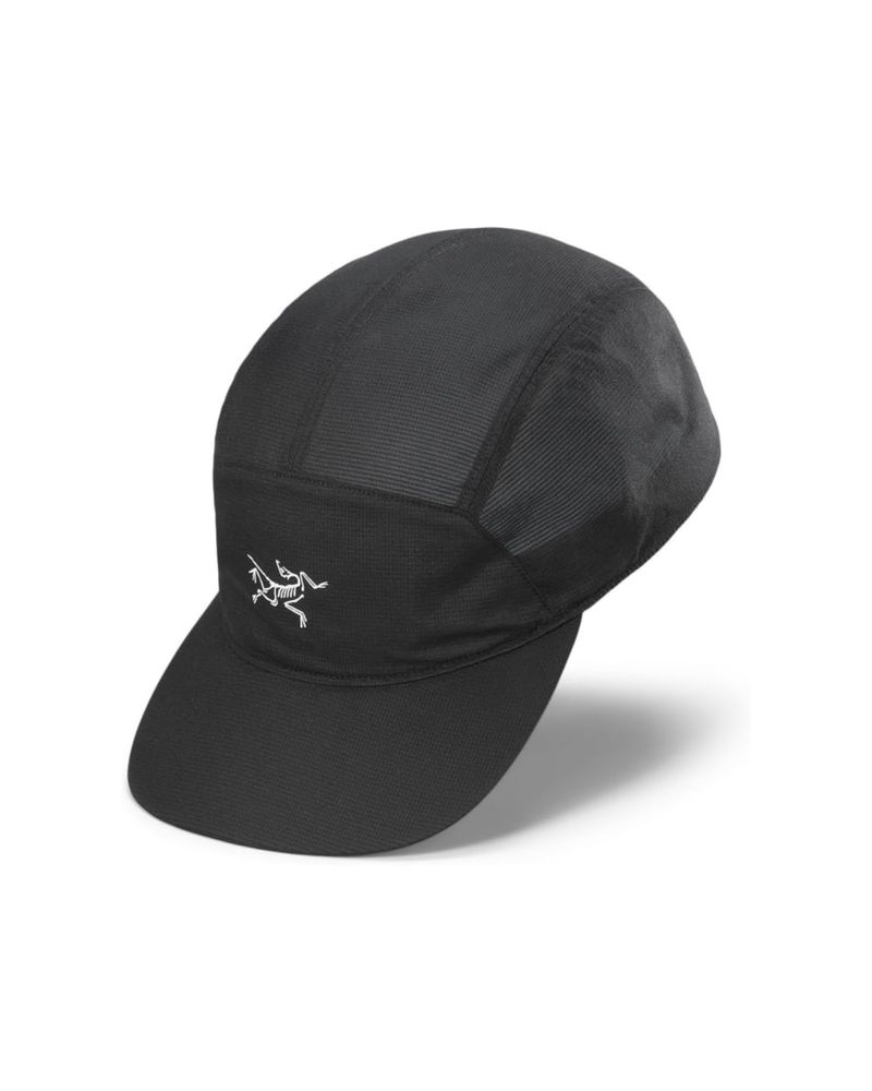 Кепка Arc'teryx Aerios 5 Panel Cap чорна оригінал оригинал
