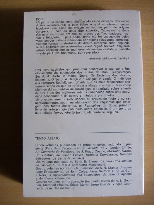 Os feiticeiros de Dobu. de R. Fortune