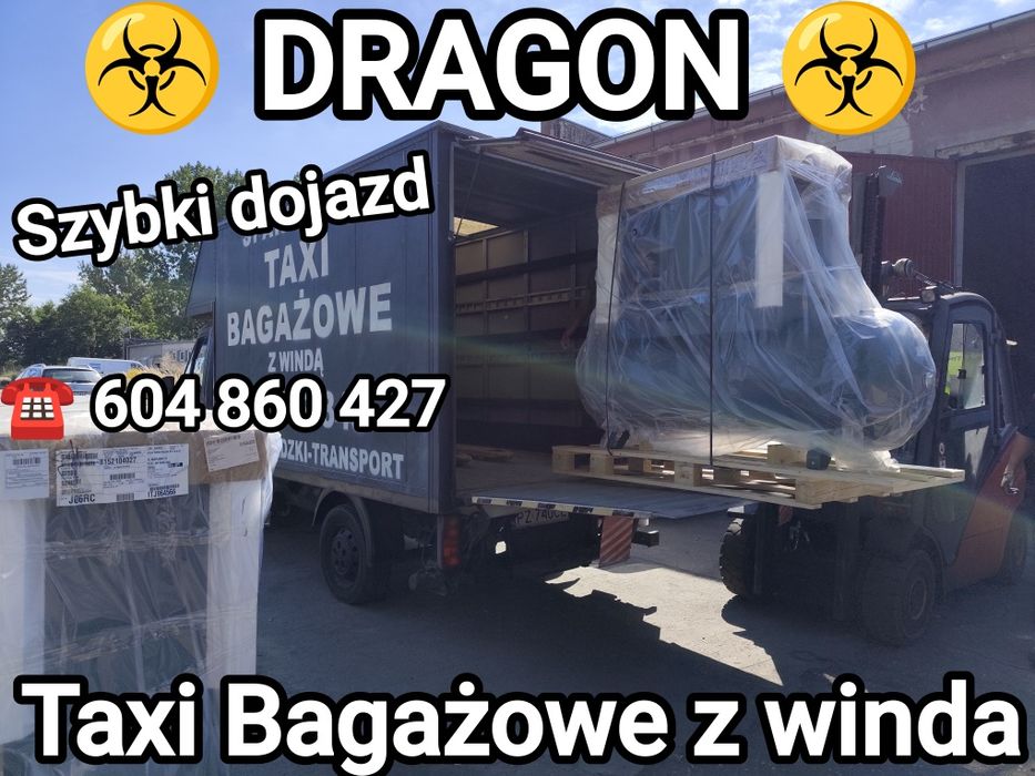 DRAGON Taxi Bagażowe winda,Bagazowka,Transport Motocykli,Auto Laweta