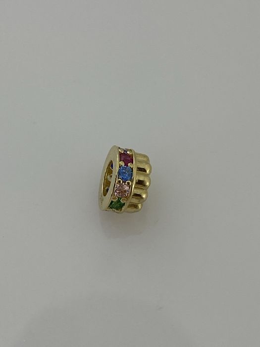 Złoty element charms na bransoletkę Pandora, Próba 585. Nowy (6126)