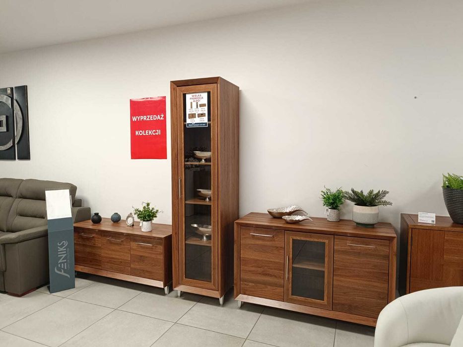 Komoda ALDO 01 3‑drzwiowa Orzech Columbia – Nowa