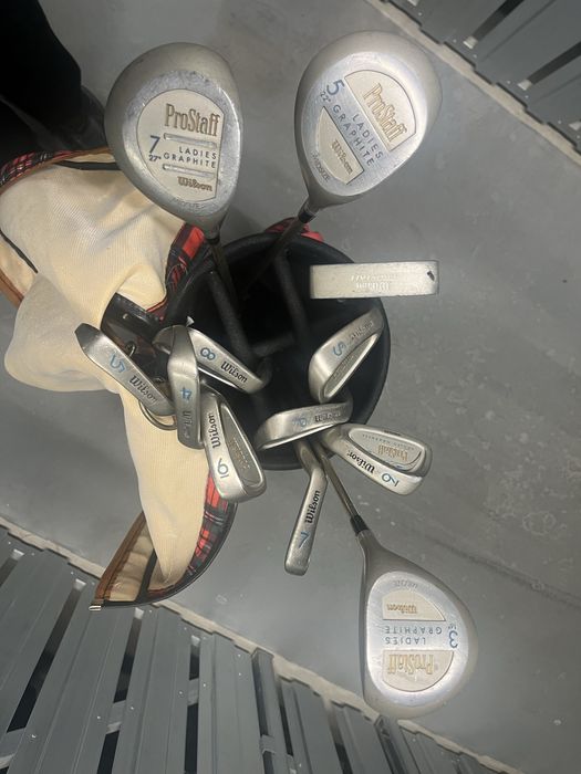 Wilson Ladies Graphite ProStaff kije golfowe komplet pokrowiec