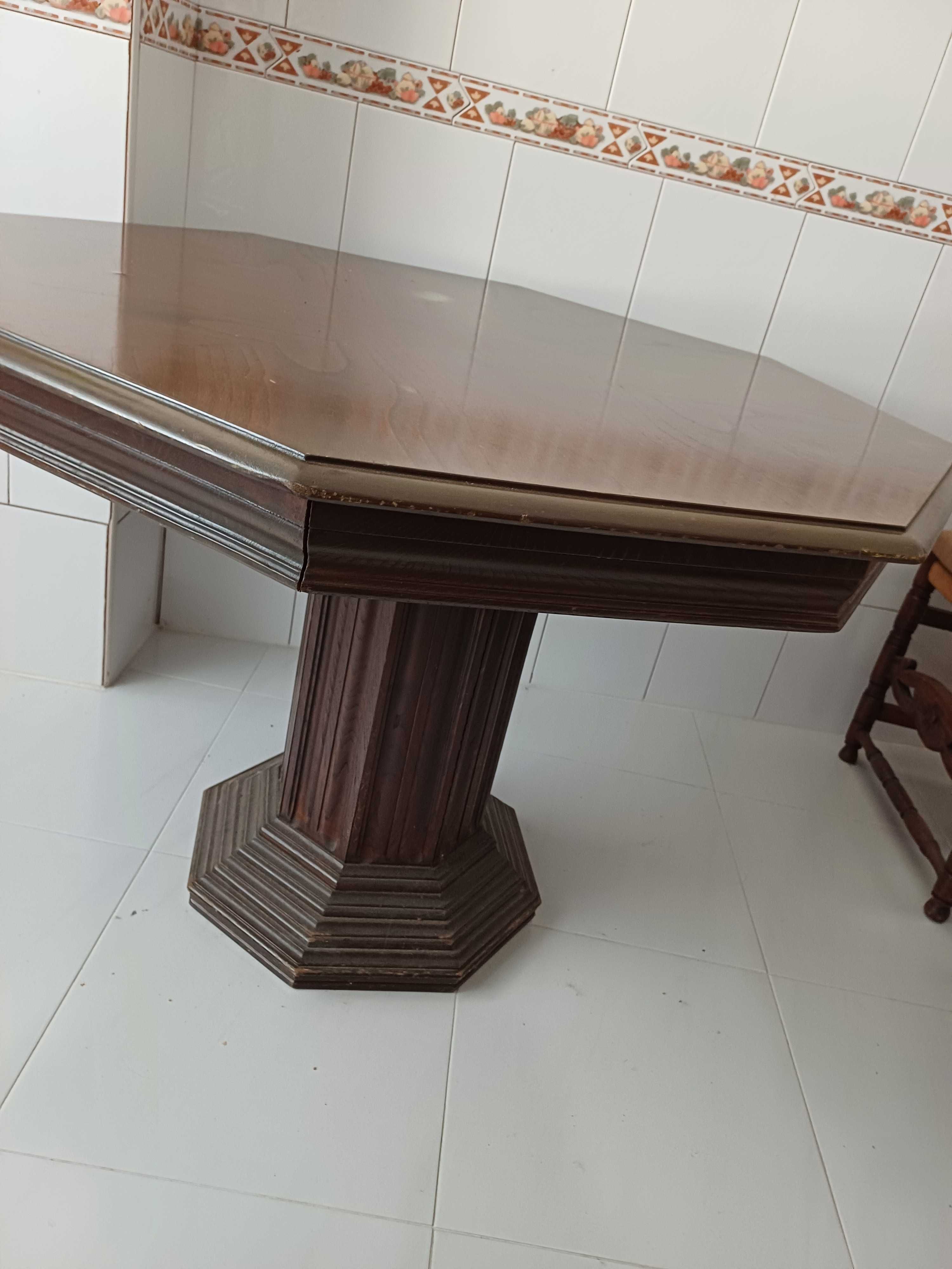 Conjunto vintage Mesa + 4 Cadeiras