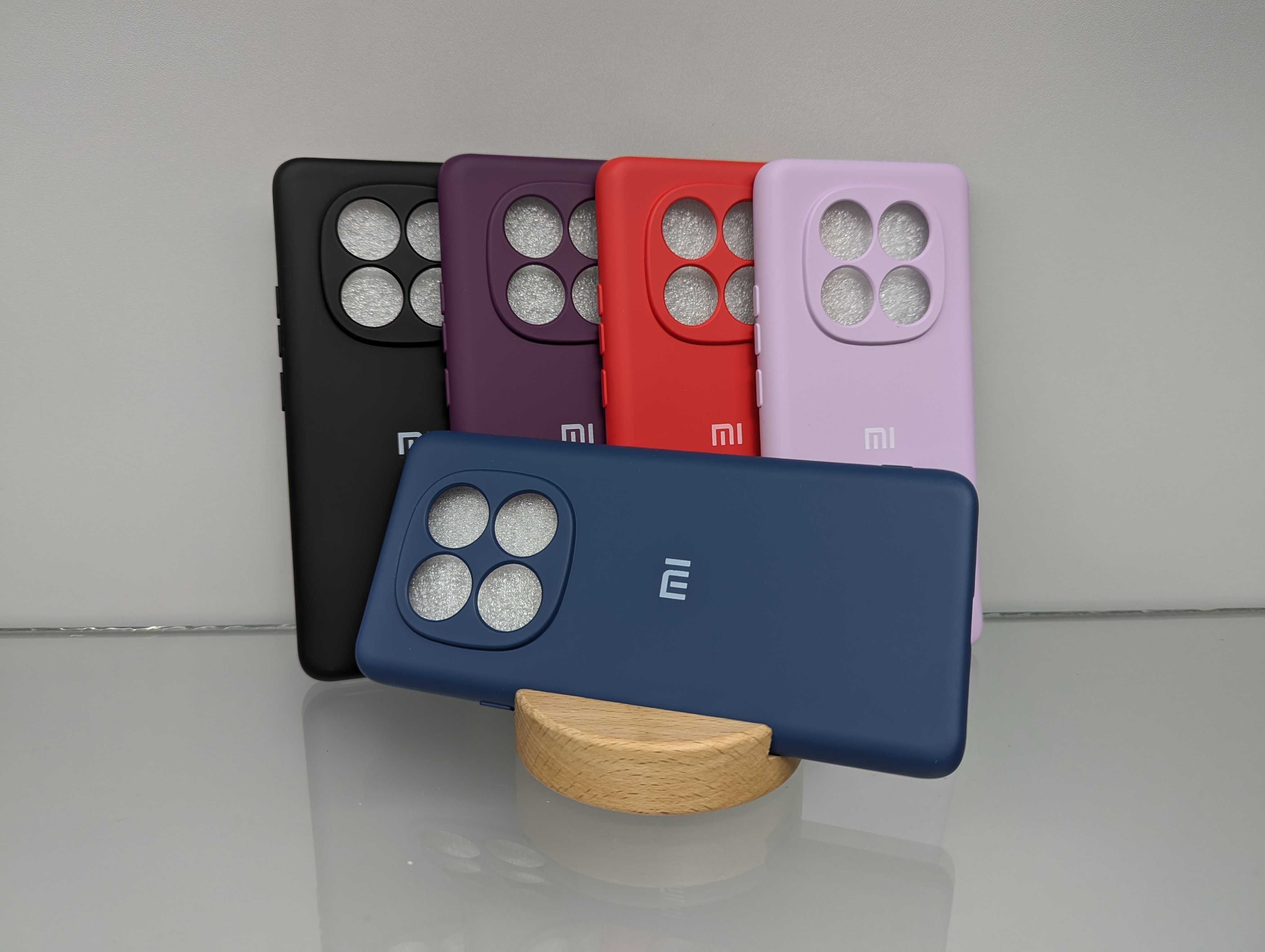 Redmi Note 14 Pro 5G Противоударный чехол софт тач с лого все модели