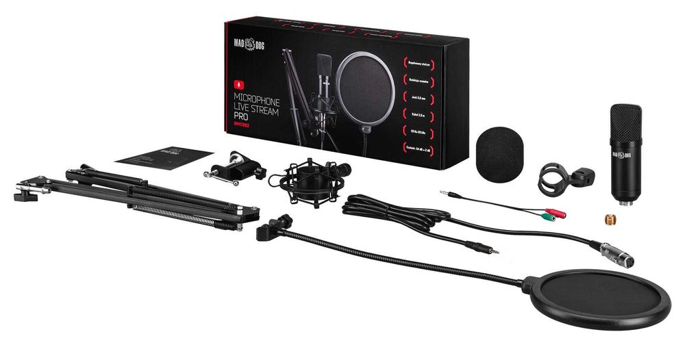 Mikrofon Mad Dog GMC302 nowy