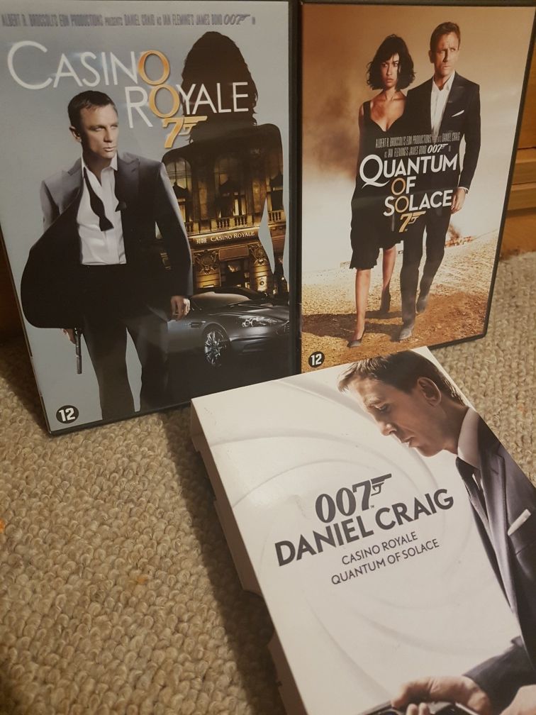 James Bond Casino Royale 007 Quantum Of Solace film Dvd box jak nowe