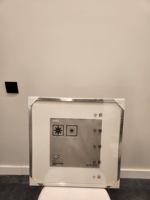 Moldura cor inox quadrada