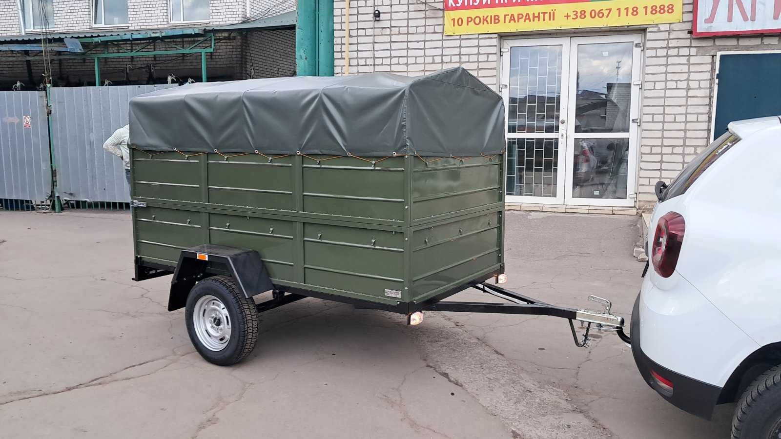 Прицеп двух метровый с двойным съёмным бортом Хит сезона!